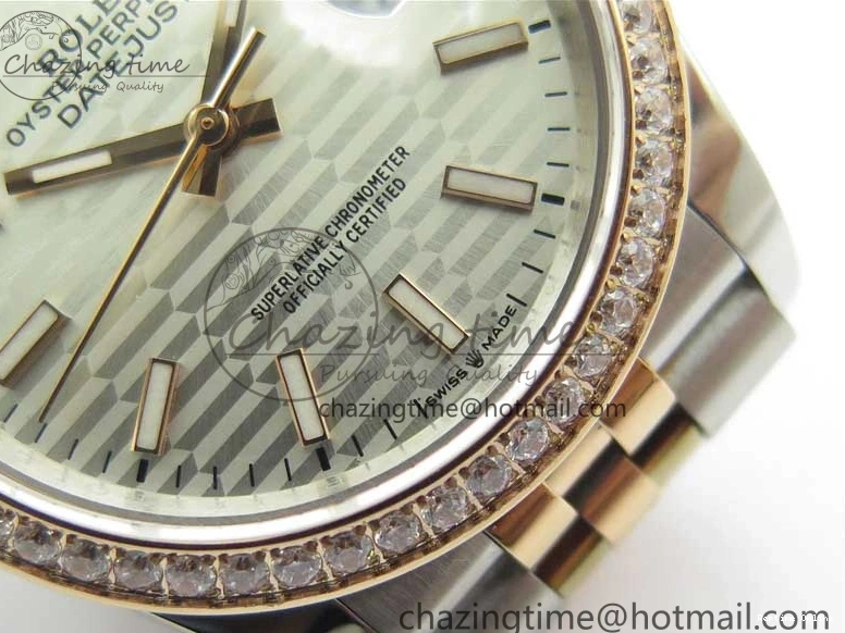 1227 Sustainable DateJust 36 SS RG 126281 BP Maker 1:1 Best Edition Silver Dial on Oyster Bracelet 2502